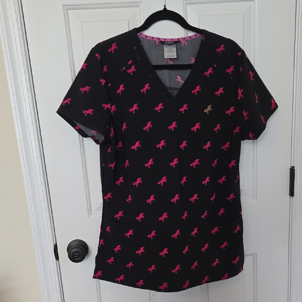 Black and Pink Women's Top